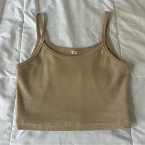 ribbed tank top